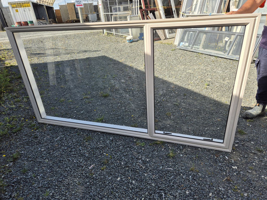 1.2 H x 2.4 W Aluminium Window (4 available & matching Stacker doors) #2258