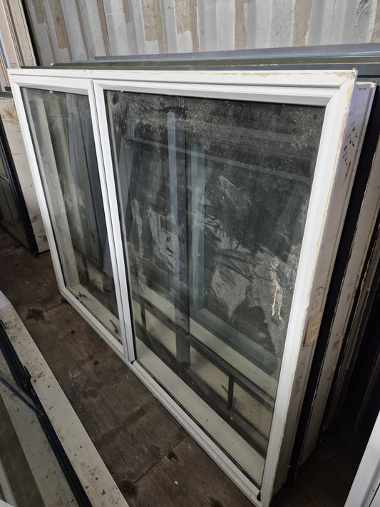 White aluminium Window 1.2 H x 1.6 W #2262