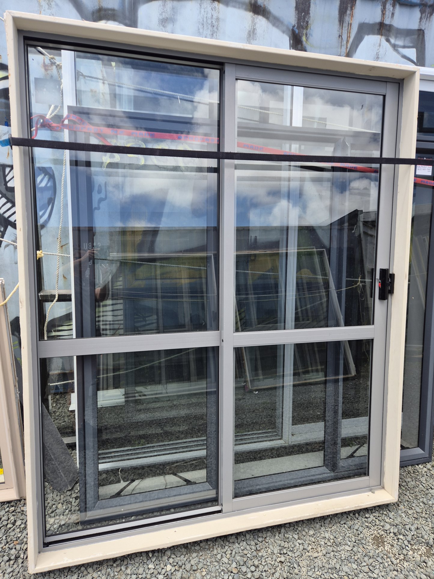 Sandstone Grey Ranchslider 1960 H x 1600 W (6 available) ##2264C