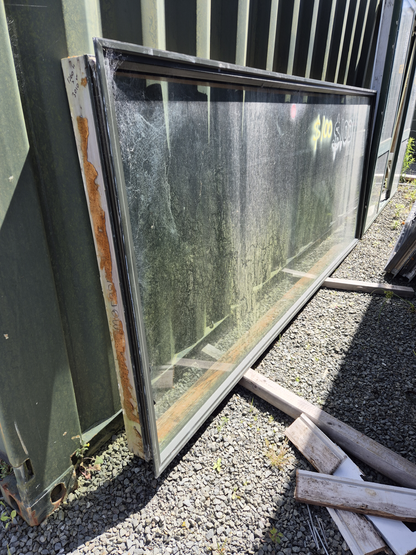 Large Picture window extra thick glass 1260 H x 3010 W #2265