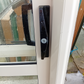 Cream Ranchslider with opening window 2060 H x 1835 W #2269 see matching RS's