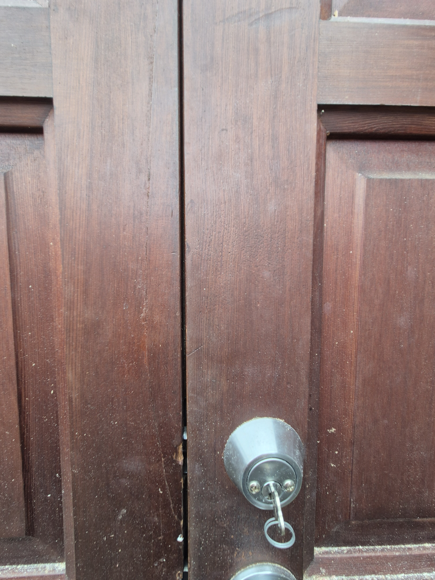 Solid Cedar Entrance Doors 2045 H x 1550 W #2279