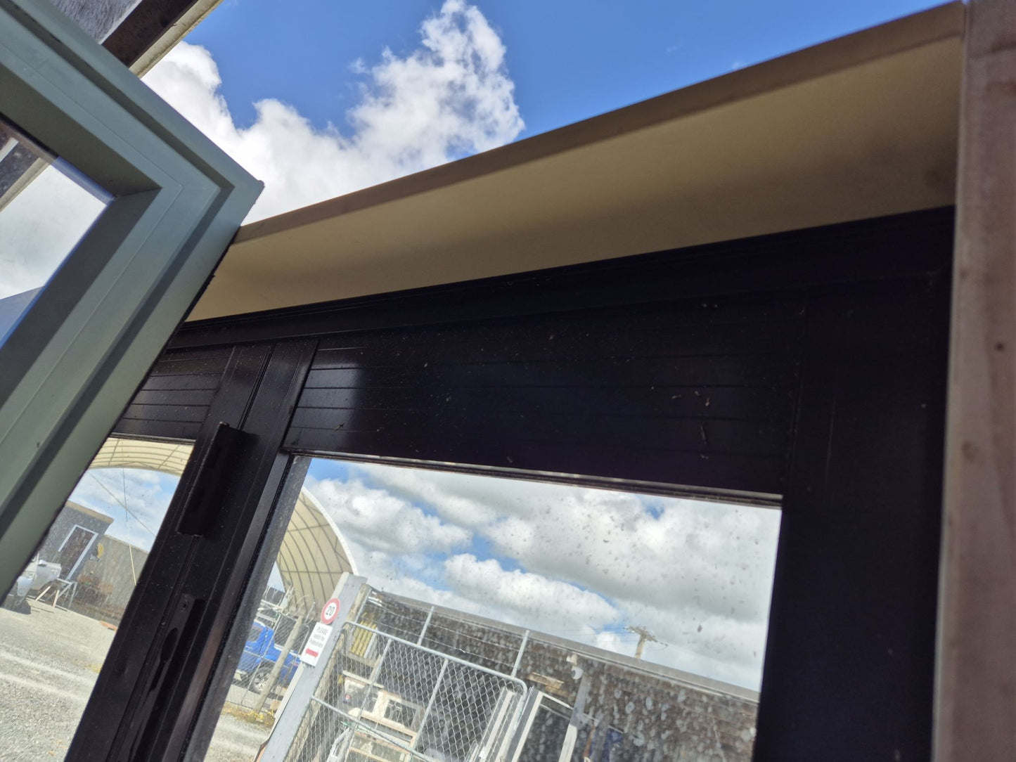 Black Bifolding Door 2m H x 2.41 W #2293