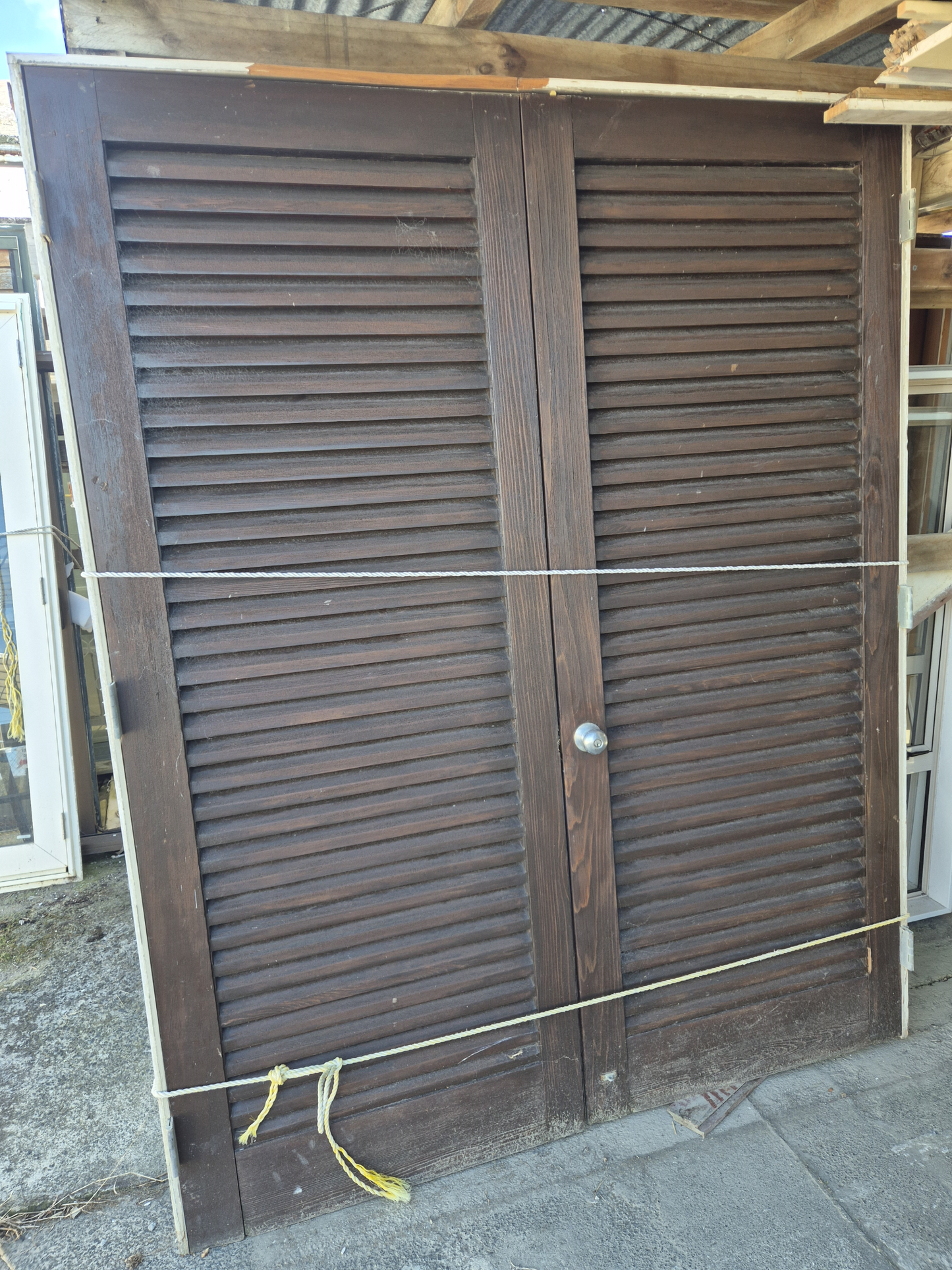 Double doors outward opening 2240 H x 1800 W #2302