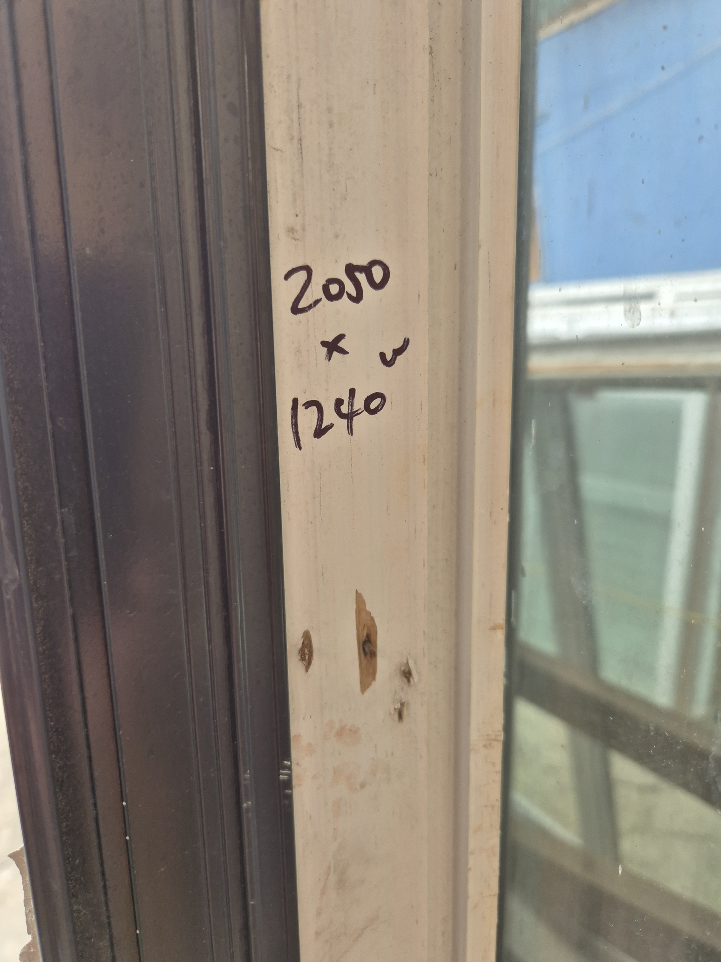**SALE** Entrance door 2050 H x 1240 W #2308