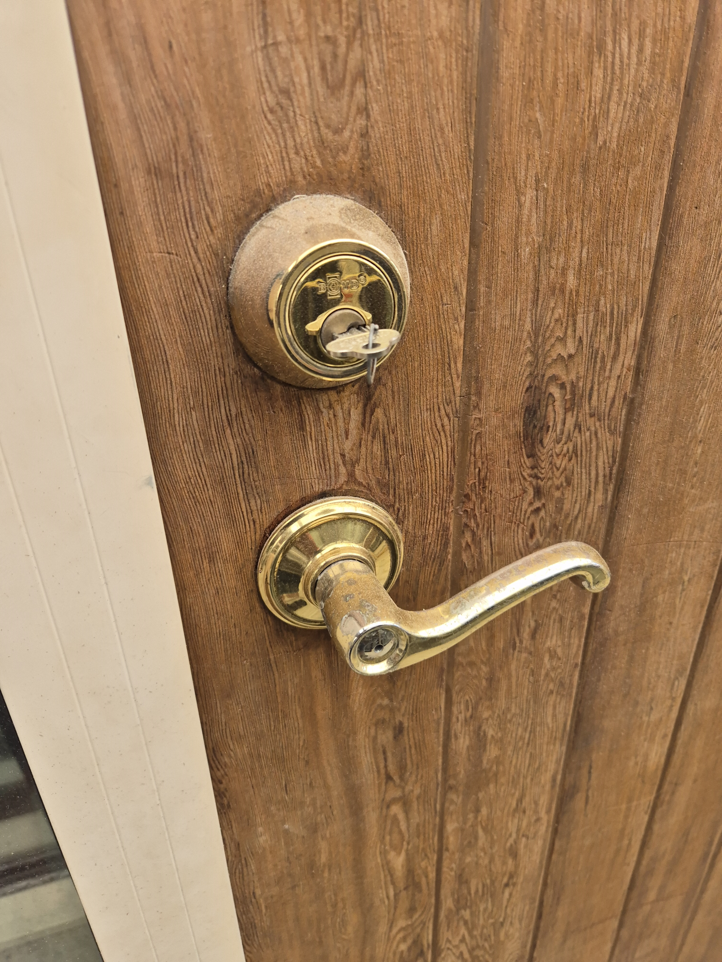 **SALE**2.2 H x 2.4 W Entrance way, Door only 860wide #2307