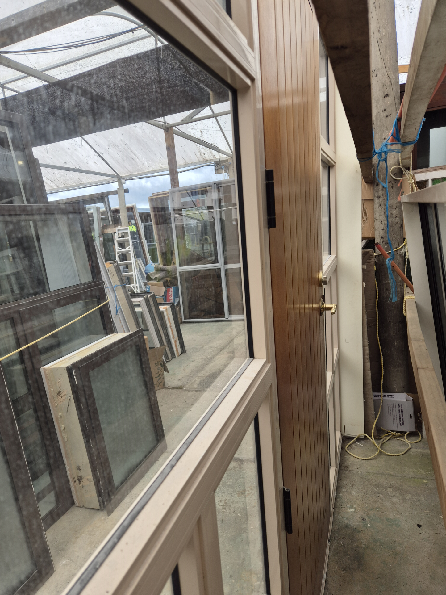 **SALE**2.2 H x 2.4 W Entrance way, Door only 860wide #2307