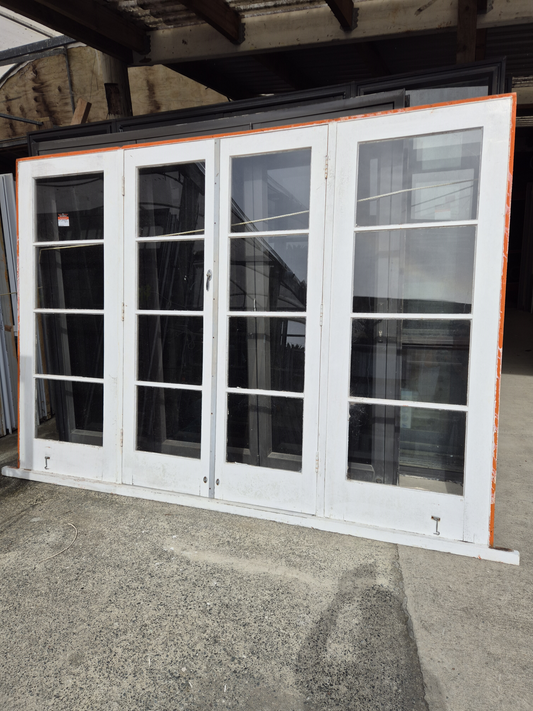 French Doors with Sidelights 2050 x 2875 W Gd cond #2310