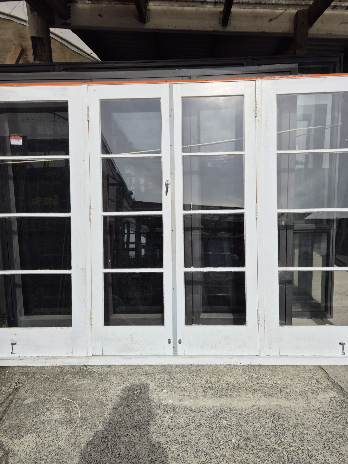 French Doors with Sidelights 2050 x 2875 W Gd cond #2310