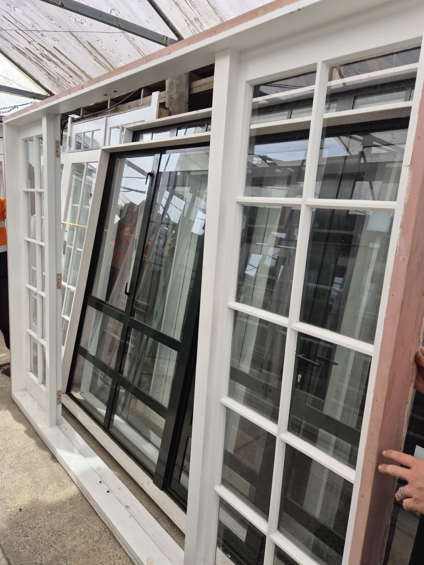 Colonial French doors, 10 lites 2120 H x 2860 W #2311
