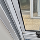 White Ranchslider with opening window 2m H x 1.8W #2274