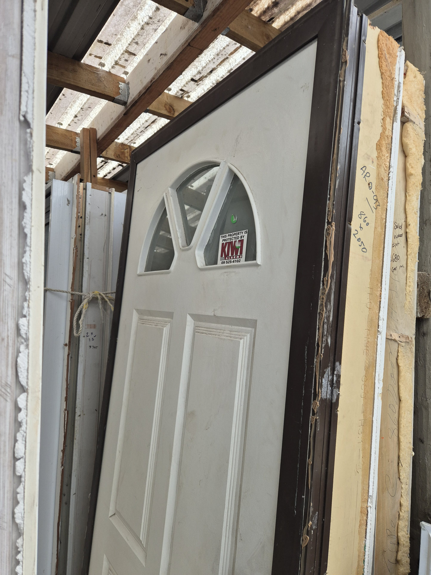 Entrance Door 2050 H x 880 opens inwards #2322