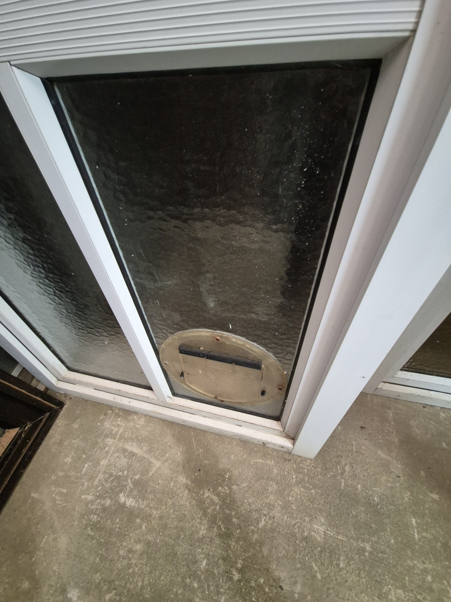 *SALE* White Aluminium Door 2mH x 800 W #2314