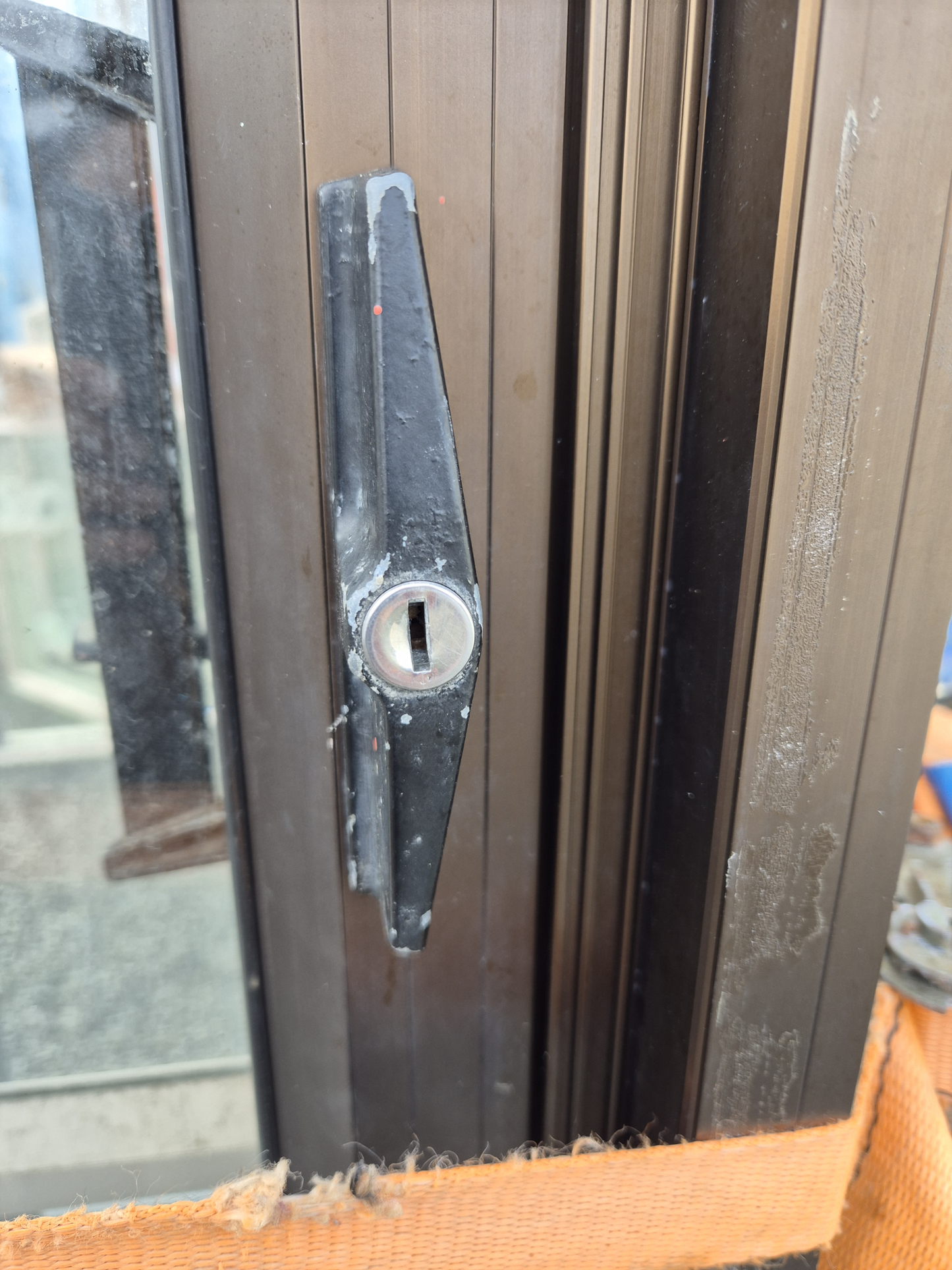 **SALE** Bronze Ranchslider with opening windows 2 H x 2.4 W #2315