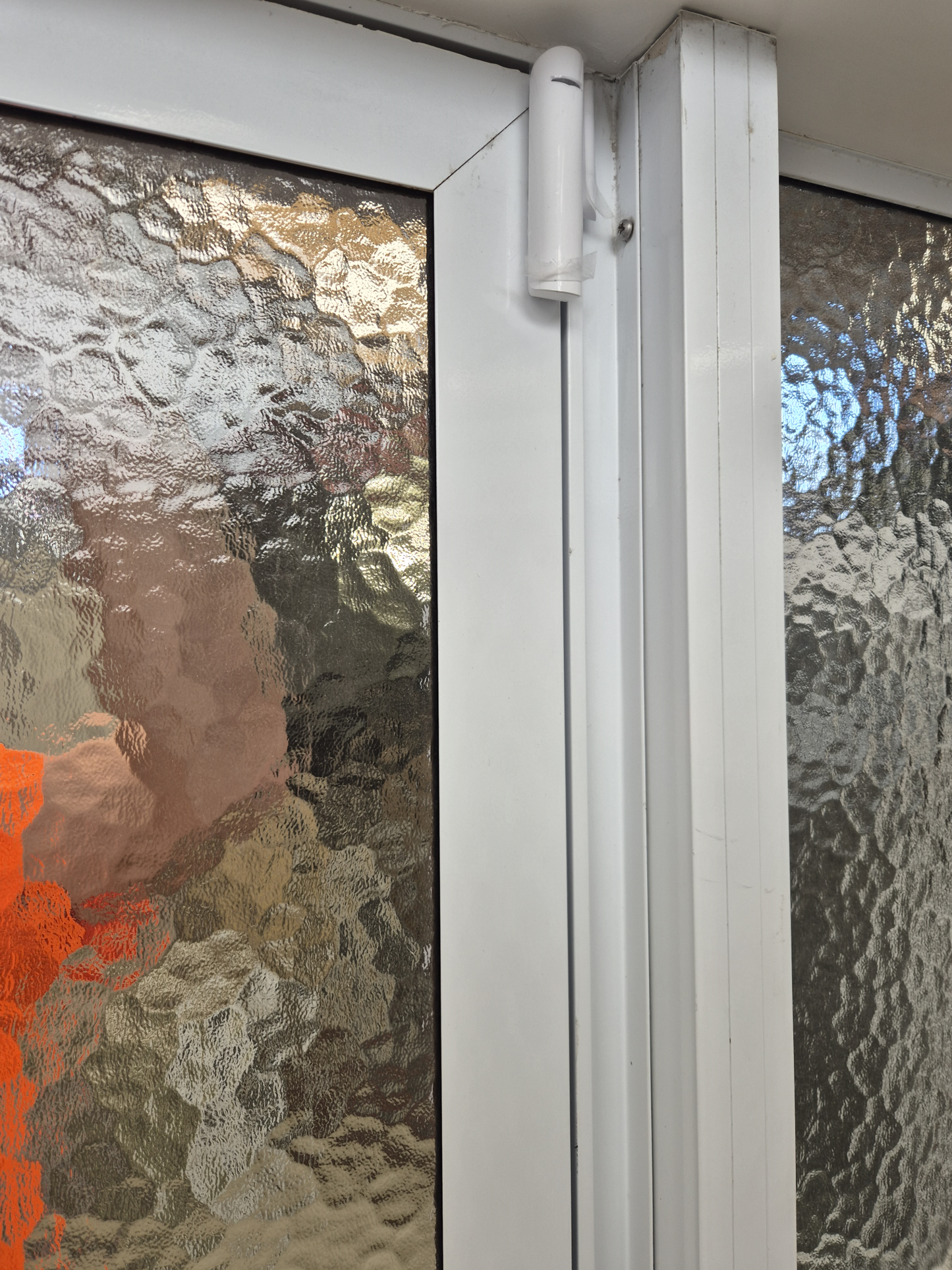 **SALE** White aluminium Door with sidelight 2 H x 1.2 W #2320