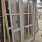 **SALE** White aluminium Door with sidelight 2 H x 1.2 W #2320
