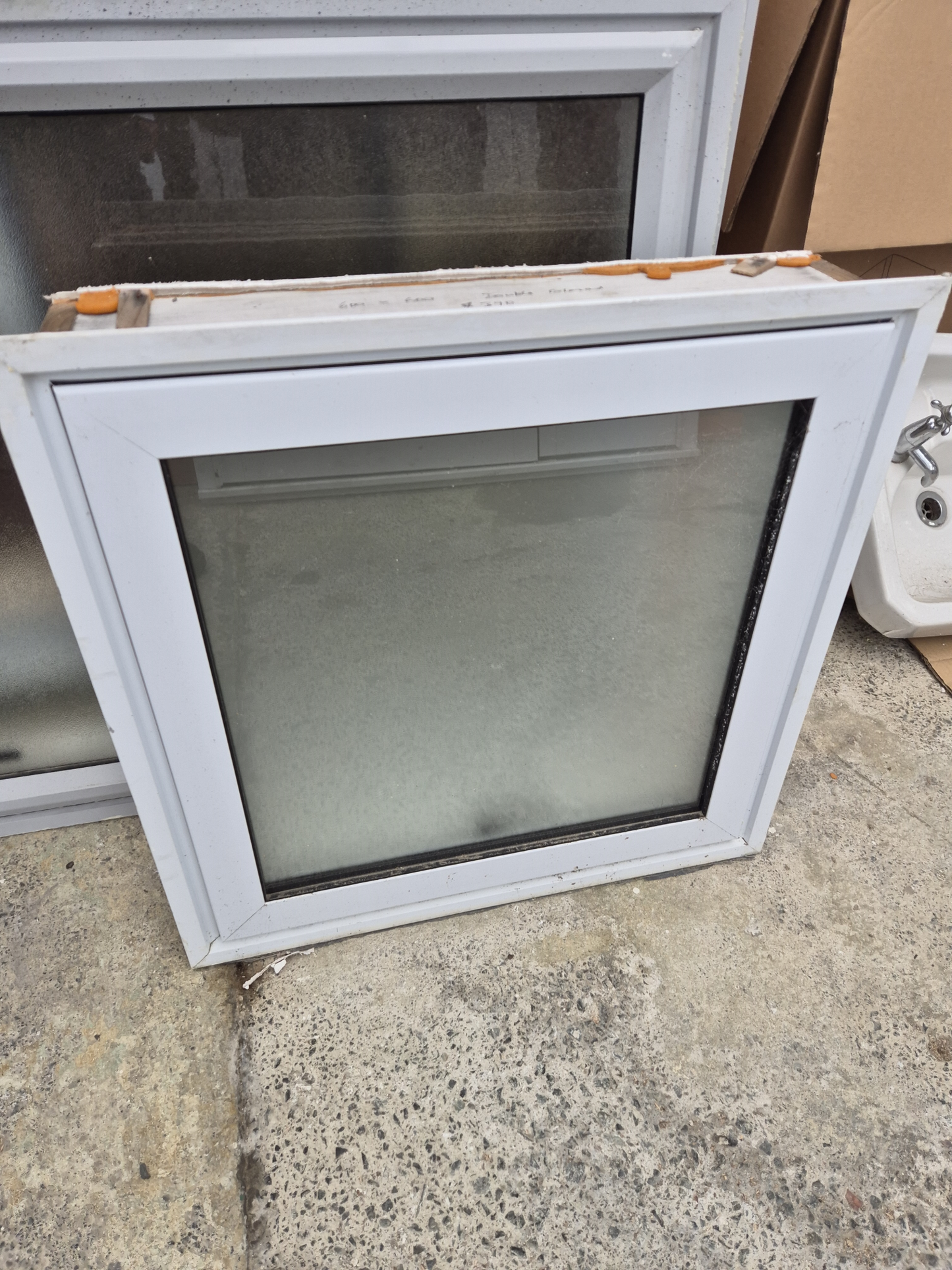 White Double Glazed Window 600x600 #2327