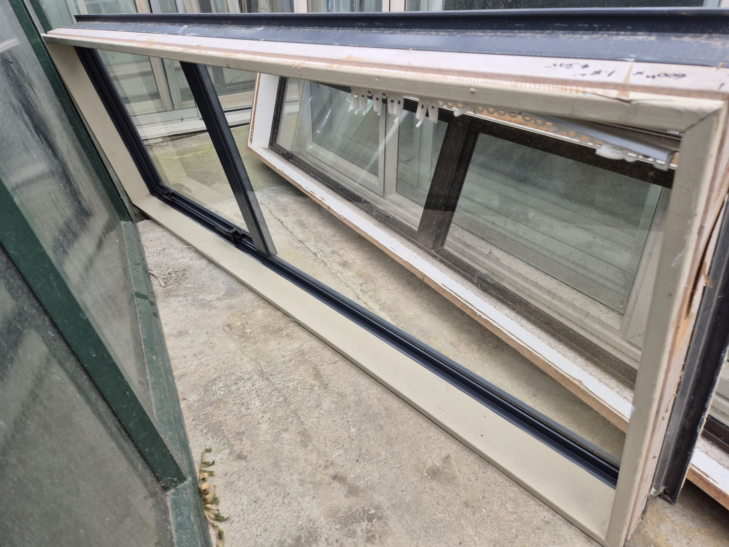 Denim Blue Aluminium Highlight window 600 H x 1800 W #2332
