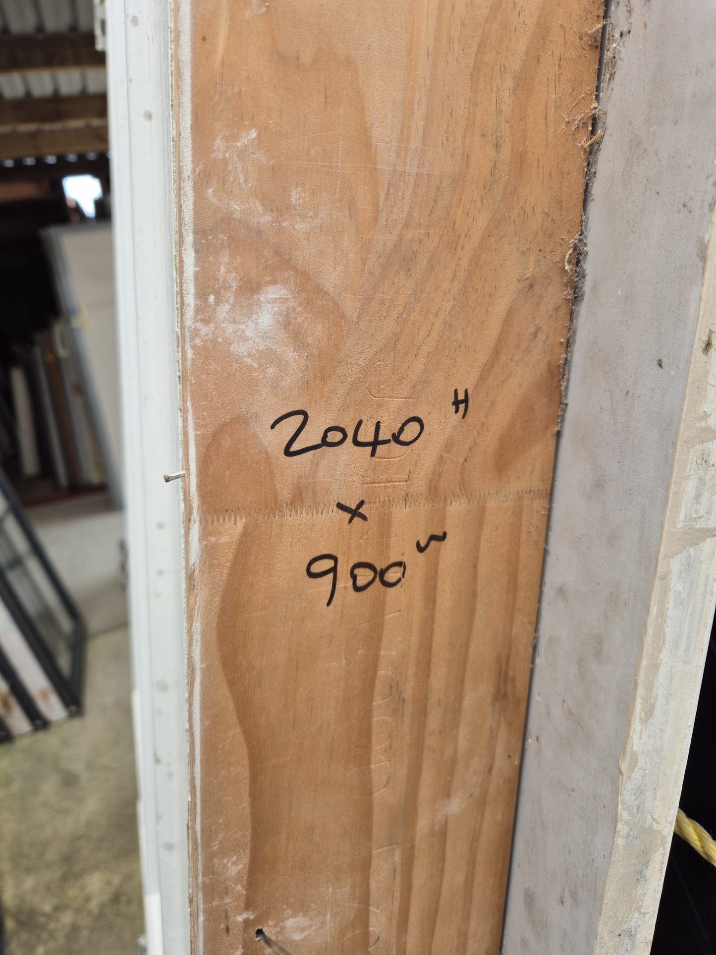 4 Panel Villa Door with frame 2040 H x 900 W #2334