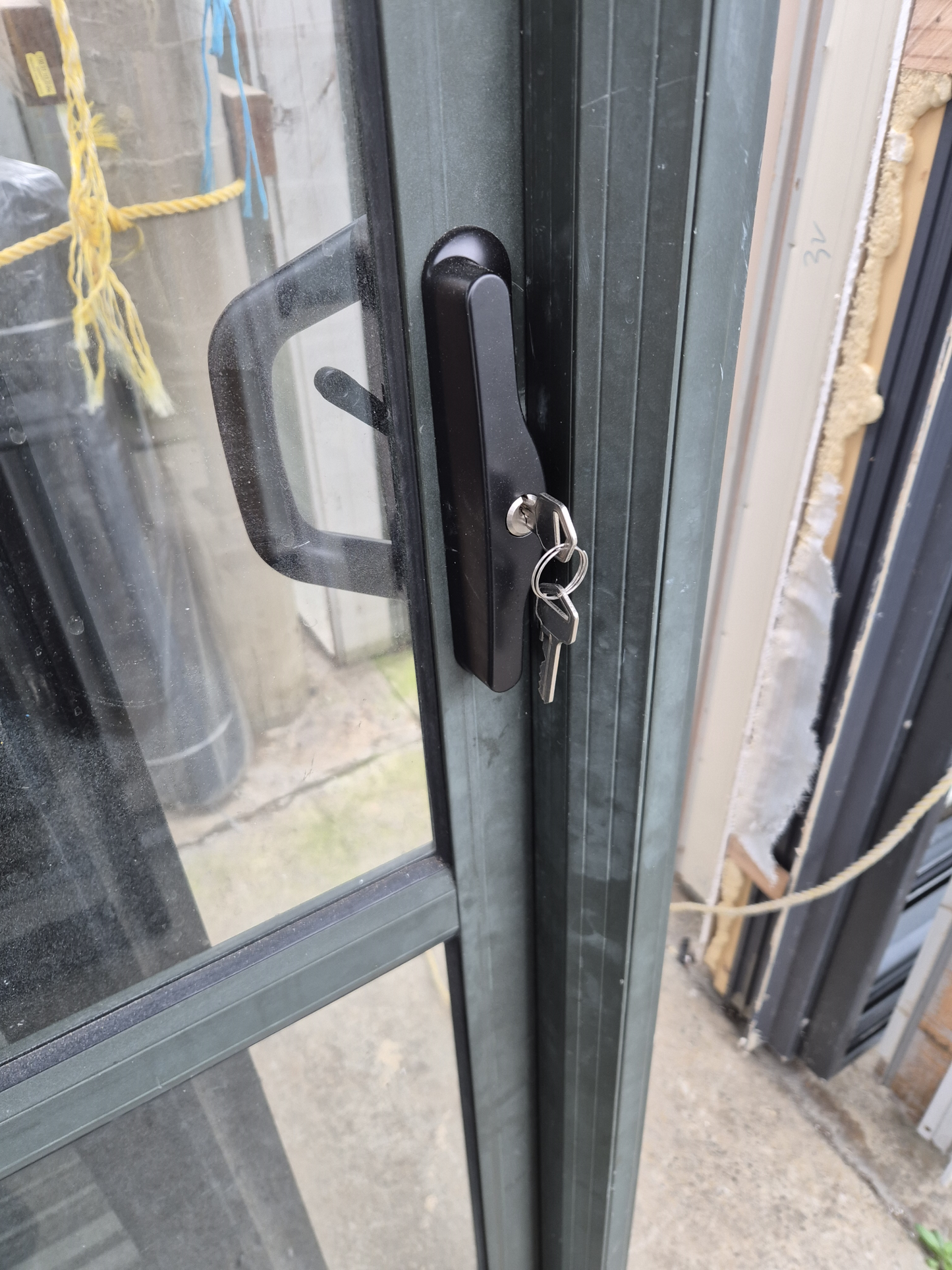 Karaka Green Ranchslider with window 2 H x 2.7W #2335