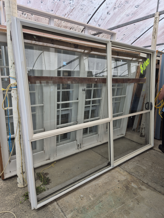 Ranchslider with opening window 2040 H x 2700 W #2336