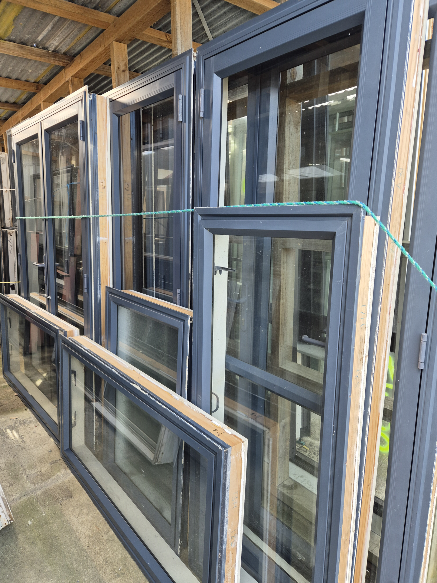 House lot of Aluminium Joinery- Priced & sell individually or as a lot.
