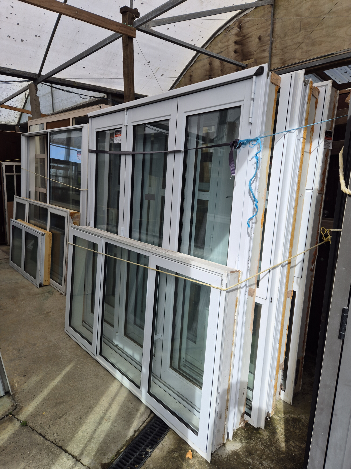 Near New White Double Glazed Aluminium Joinery- priced individually