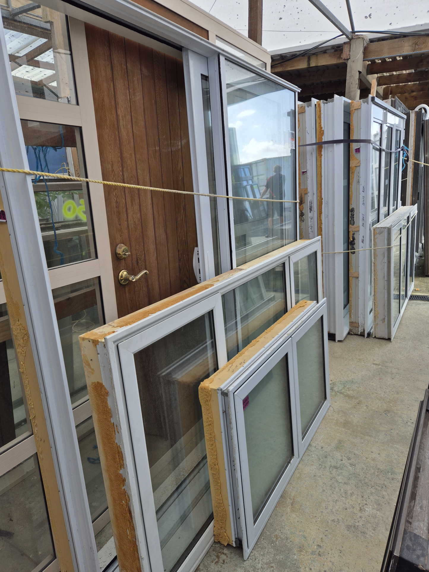 Near New White Double Glazed Aluminium Joinery- priced individually
