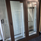 New Double Glazed Brown French Door 1980 H x 1500 W #2107