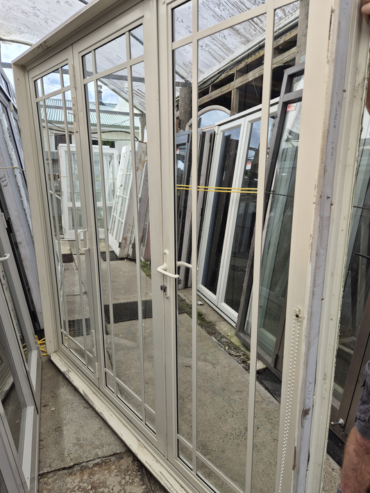 Aluminium Bifolding Door with outside access 2.1 x 2.1m #2342
