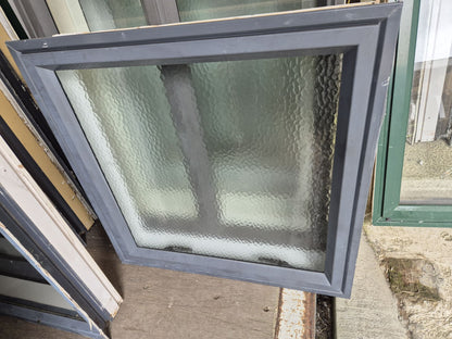 Aluminium window 800x800 Frosted glass, opens #2347