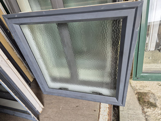 Aluminium window 800x800 Frosted glass, opens #2347