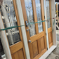 Lot of Cream Joinery, priced individually. Ranchsliders, Leadlite door, Windows