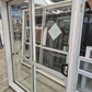 Cream Ranchslider with opening window 2m H x 1.6W #2059