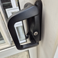 Cream Ranchslider with opening window 2m H x 1.6W #2059