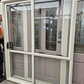 Lot of Cream Joinery, priced individually. Ranchsliders, Leadlite door, Windows