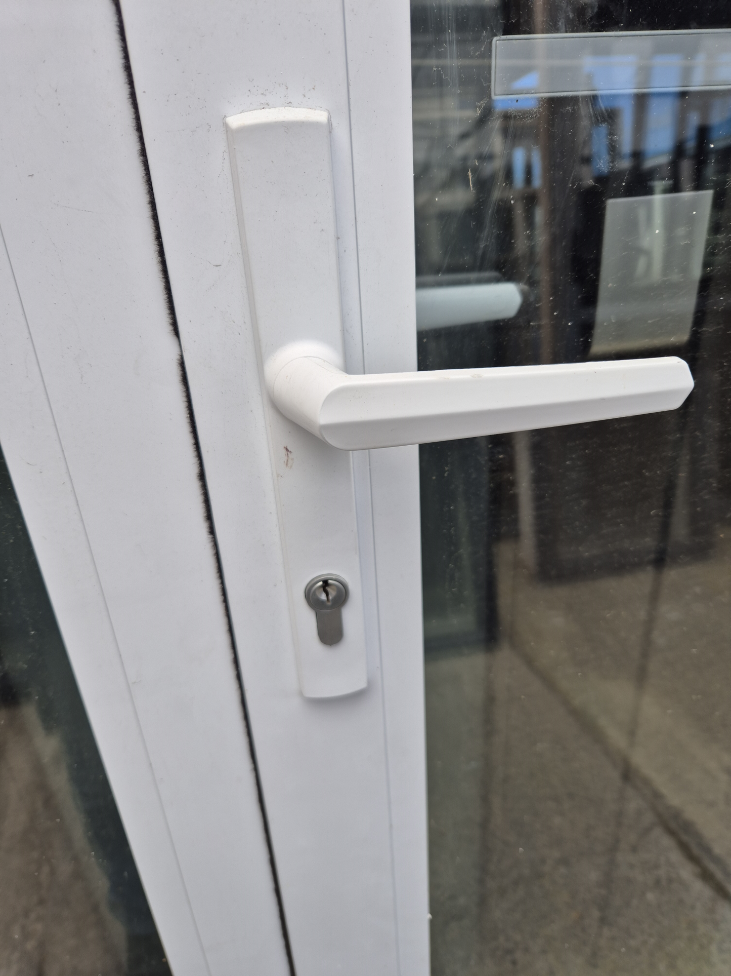 Double Glazed White outward opening Doors 2m H x 1.2 W #2349