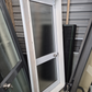 White Aluminium Door opens inwards 2m H x 800 W #2350