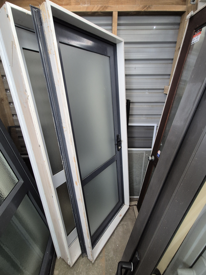 Exterior Aluminium Door 2m H x 800 W, opens inwards #2351