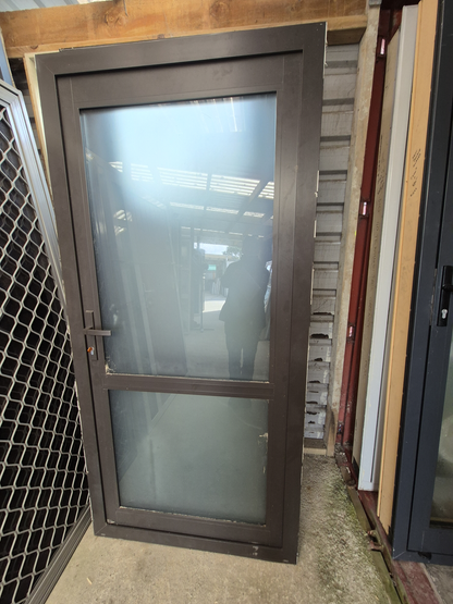 Near New Double Glazed Aluminium Door 2m H x 930 W #2355