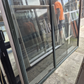 Karaka Green Aluminium Window with flyscreen 1520 H x 2200 W #2357