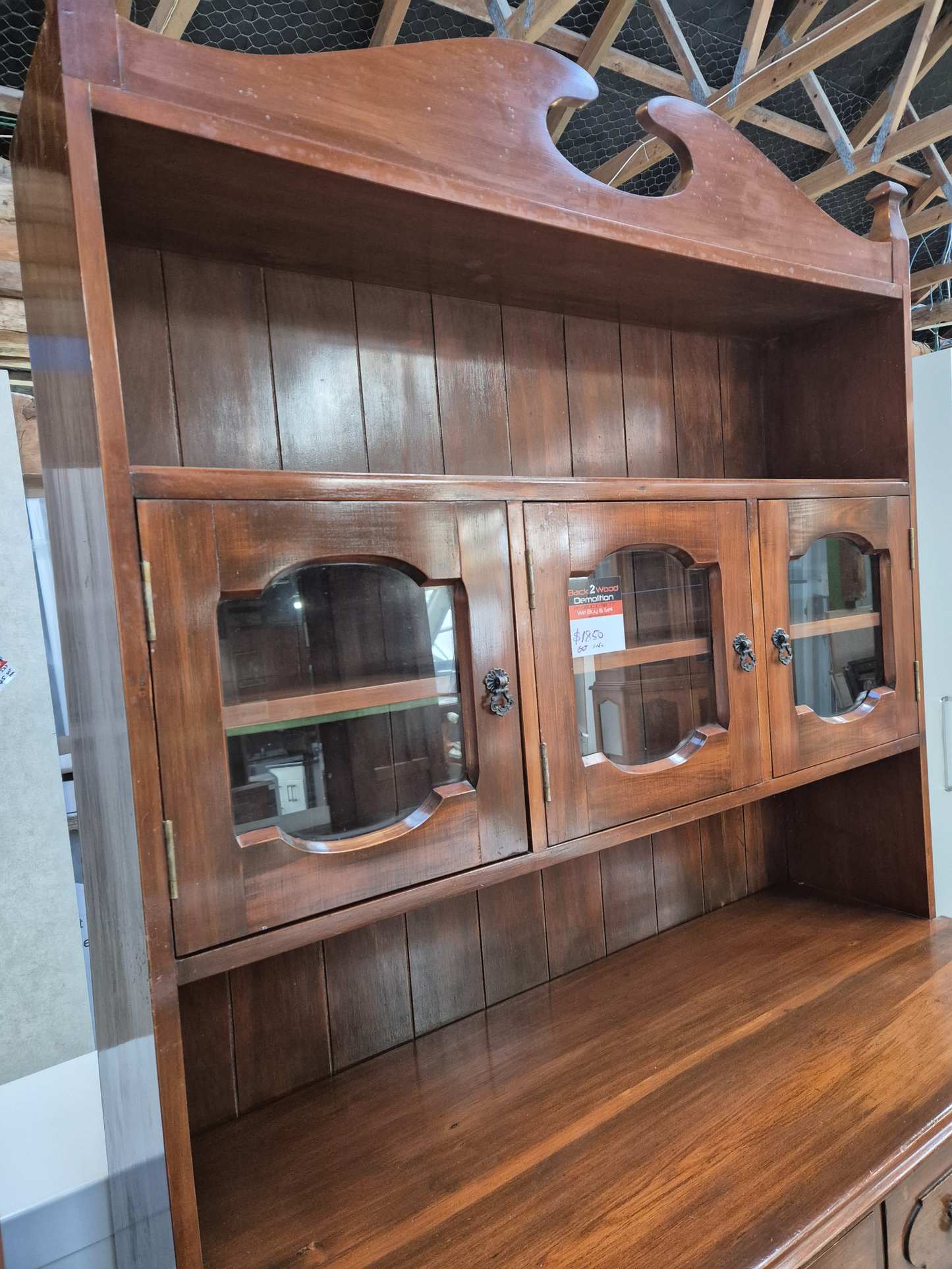 Welsh Dresser 1270 W x 540 D x 2120 H #2362