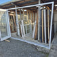 White Bifolding door 2110 H x 3200 W Good Cond. #2359