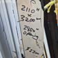White Bifolding door 2110 H x 3200 W Good Cond. #2359