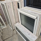 Lot of Cream Joinery, priced individually. Ranchsliders, Leadlite door, Windows