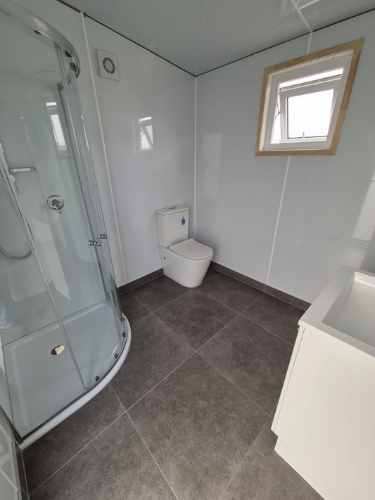 NEW Bathroom / Laundry Unit 2.4 x 2.4m Double glazed joinery