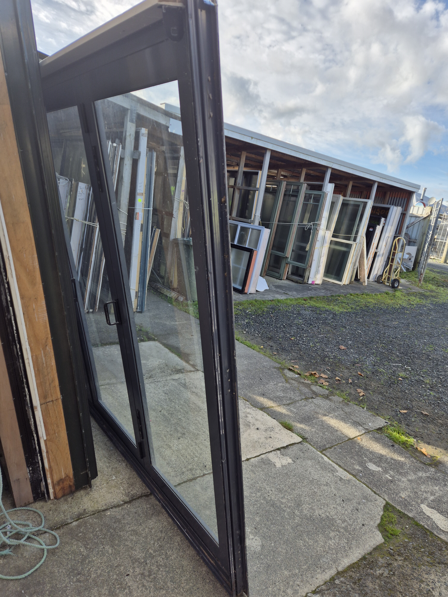 Denim Blue Bifolding Doors 2 H x 3.1 W #2367