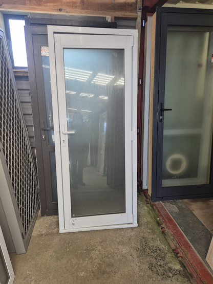 White Double Glazed Door, opens outward 1990 H x 800 W #2369