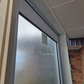 Silver Aluminium Door opens outward 1940 H x 840 W #2370