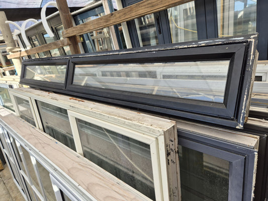 Black Highlight window 270 H x 2.4W double opening #2381